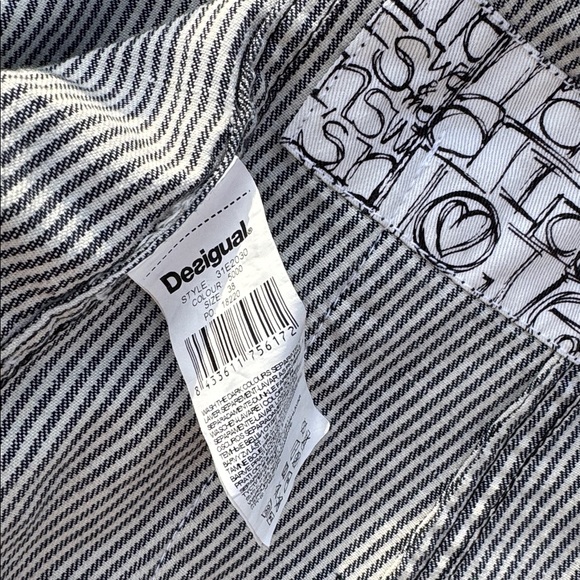 Desigual Multi Media Embellished Striped Jacket - Picture 12 of 12